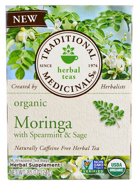Organic Moringa with Spearmint and Sage Tea
