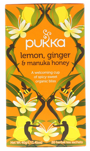 Pukka Lemon, Ginger & Manuka Honey Tea