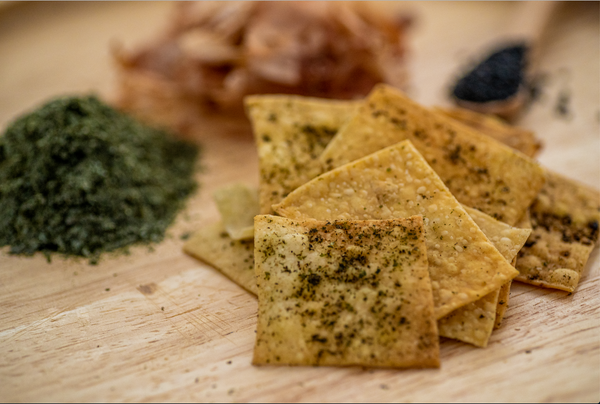 Sourdough Crackers - Seaweed Flavour (Dairy Free, Nut Free, Vegan)